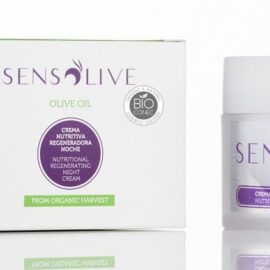 Crema de noche de aceite de oliva virgen extra con D:O ecologico